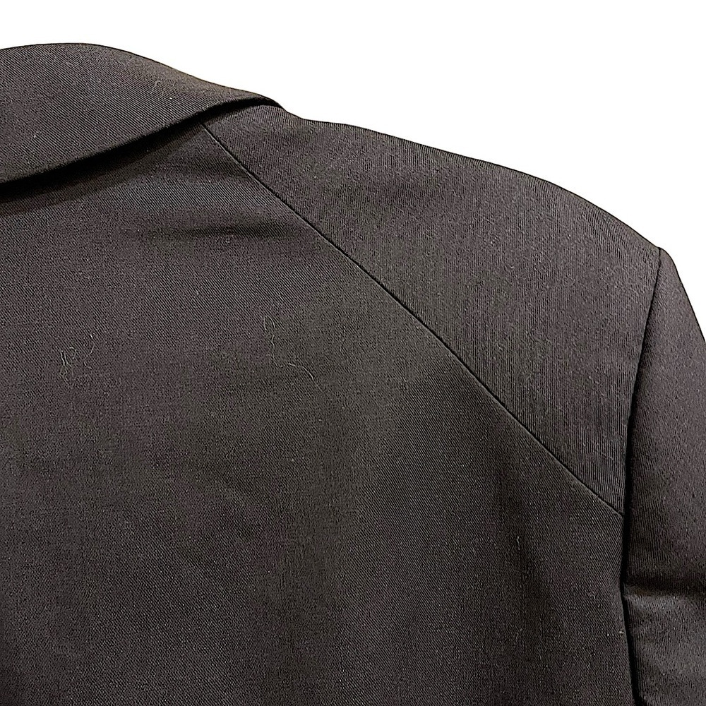 Avec Les Filles Black Boyfriend Blazer Joyce Azria Classic Jacket Washable XL - Picture 14 of 16